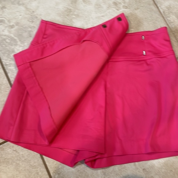 Cache Vintage Hot Pink 90’s Big Button Skort 6 - Picture 7 of 8